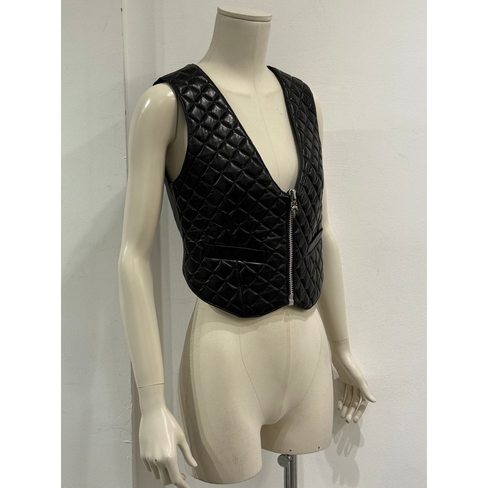 Chrome Hearts 1990s Chrome Hearts leather vest Size M / US 6-8 / IT 42-44 - 3 Thumbnail