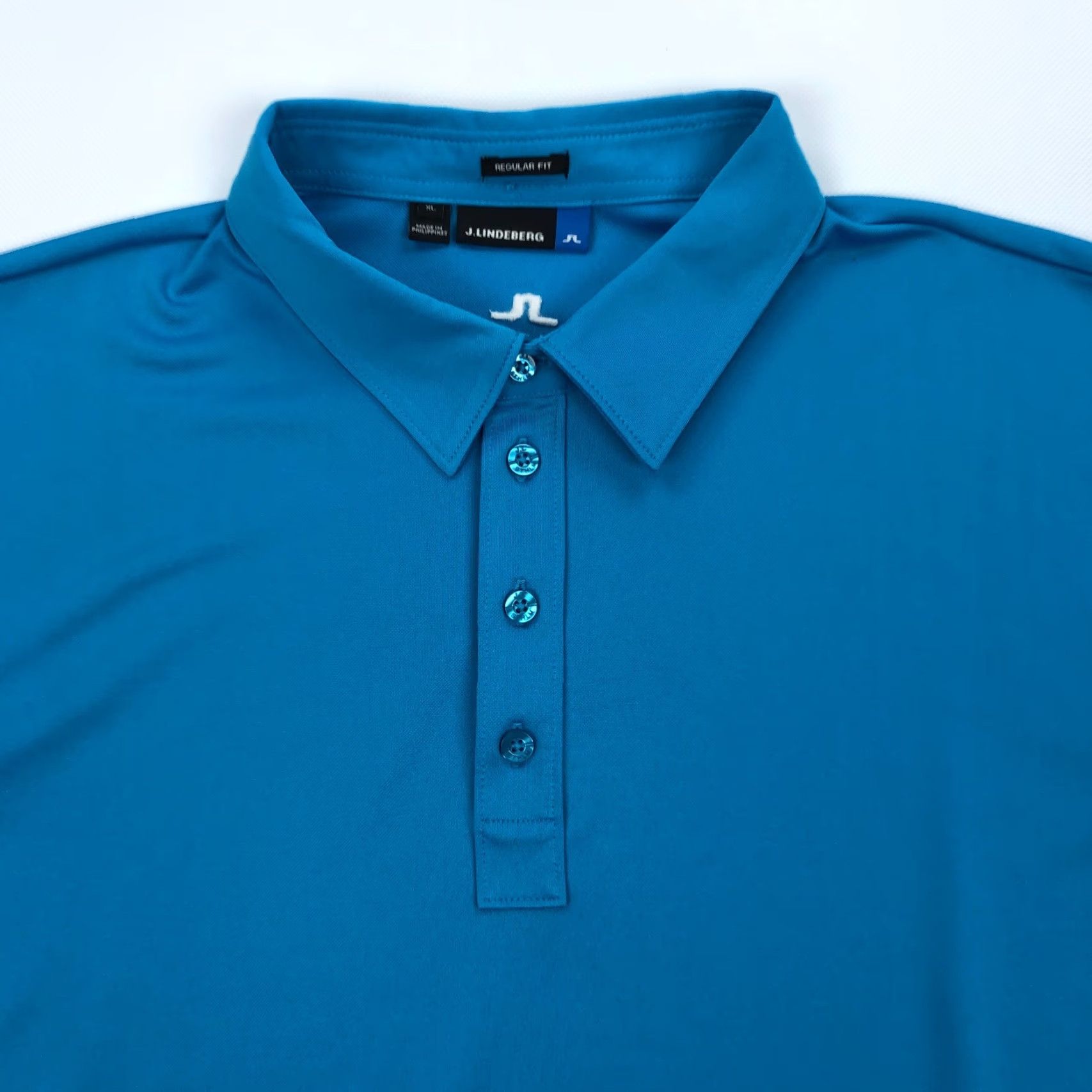 J.Lindeberg J Lindeberg Polo Shirt Men XL Golf Performance Blue Size US XL / EU 56 / 4 - 2 Thumbnail