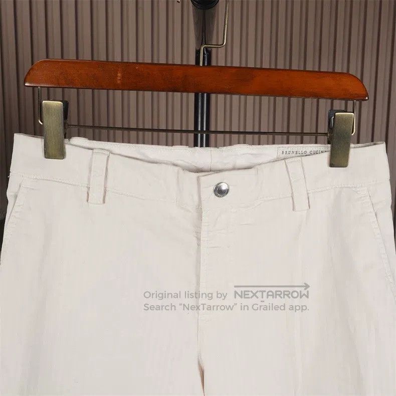 Brunello Cucinelli Brunello Cucinelli Spring Summer Casual Pants Size US 44 / EU 60 - 4 Thumbnail