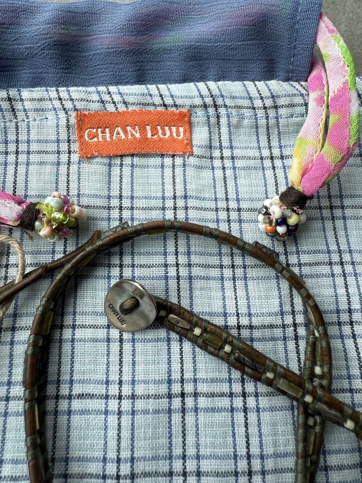 Japanese Brand CHAN LUU Hand Made Hippies Surfing Unisex Leather Bracelet Size ONE SIZE - 7 Thumbnail