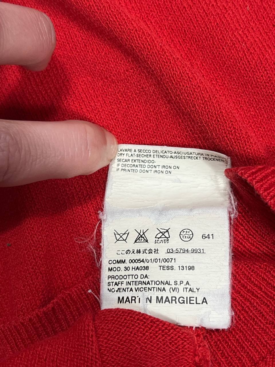 Maison Margiela Maison Margiela Line 10 Men's Sweater cardigan Size US S / EU 44-46 / 1 - 13 Thumbnail
