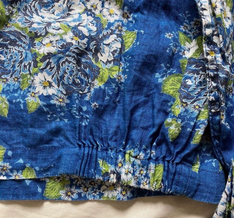 Kapital Kapital Blue dyed linen floral out-of-print jacket Size US M / EU 48-50 / 2 - 5 Thumbnail