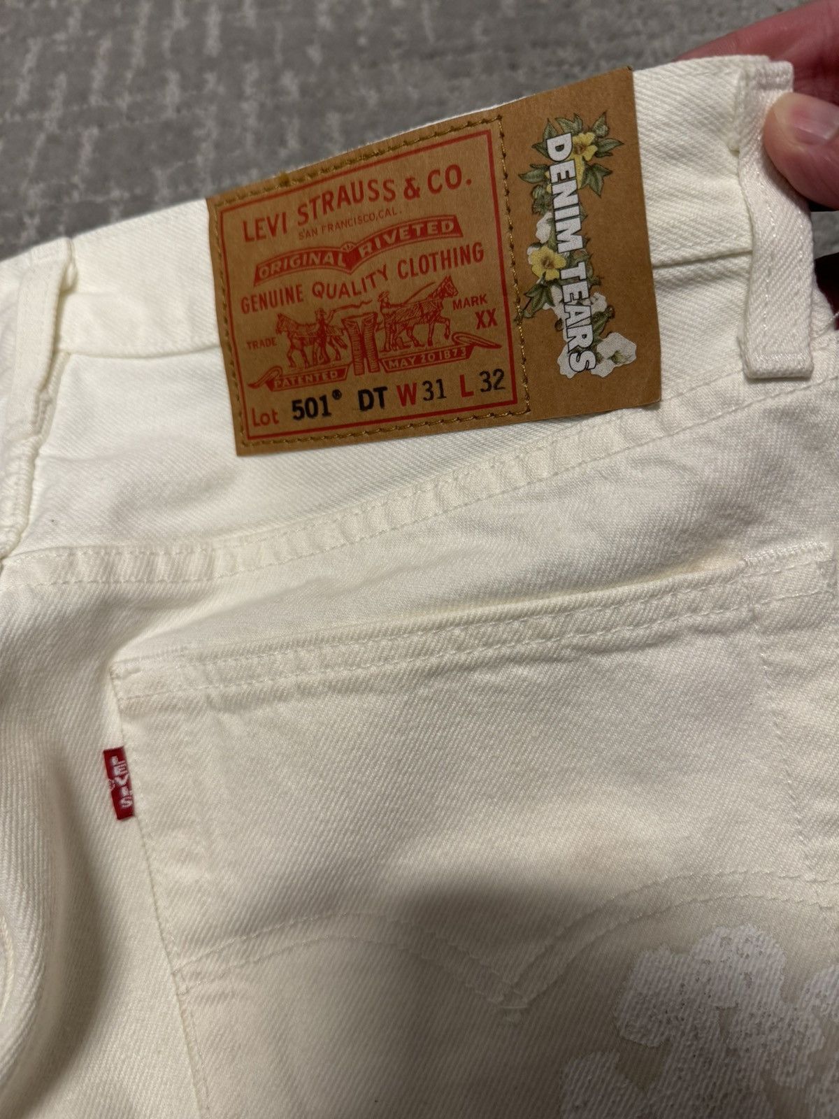 DENIM TEARS × Levi's DENIM TEARS X Vintage Levis Size US 31 - 3 Thumbnail