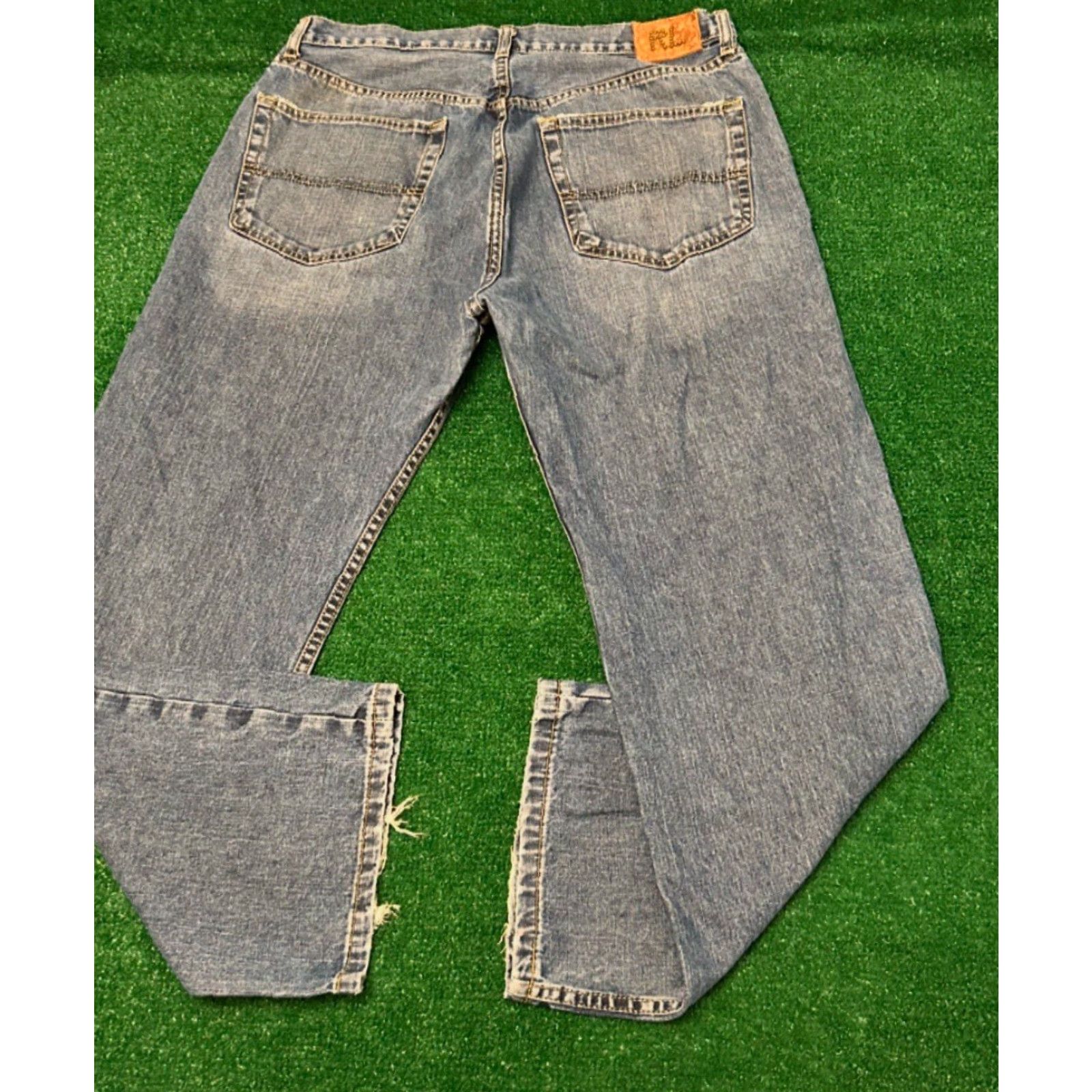 Polo Ralph Lauren VINTAGE Polo Ralph Lauren Jeans RL Hayden Relaxed Straight Mens 34 X 30 Denim Blue 90s Preppy Grunge Hip Hop USA Cowboy Y2K Punk USA Mens Size US S / EU 44-46 / 1 - 2 Thumbnail