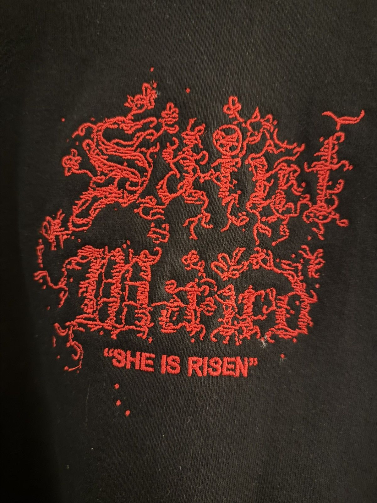 A24 × Online Ceramics She Is Risen Embroidered Crew Neck Sweatshirt Size US L / EU 52-54 / 3 - 2 Thumbnail
