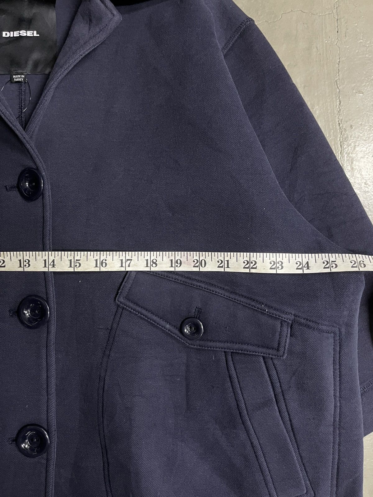 Diesel Vintage Diesel Cracked Leather Collar Kimono Boxy Jacket Size US L / EU 52-54 / 3 - 7 Thumbnail