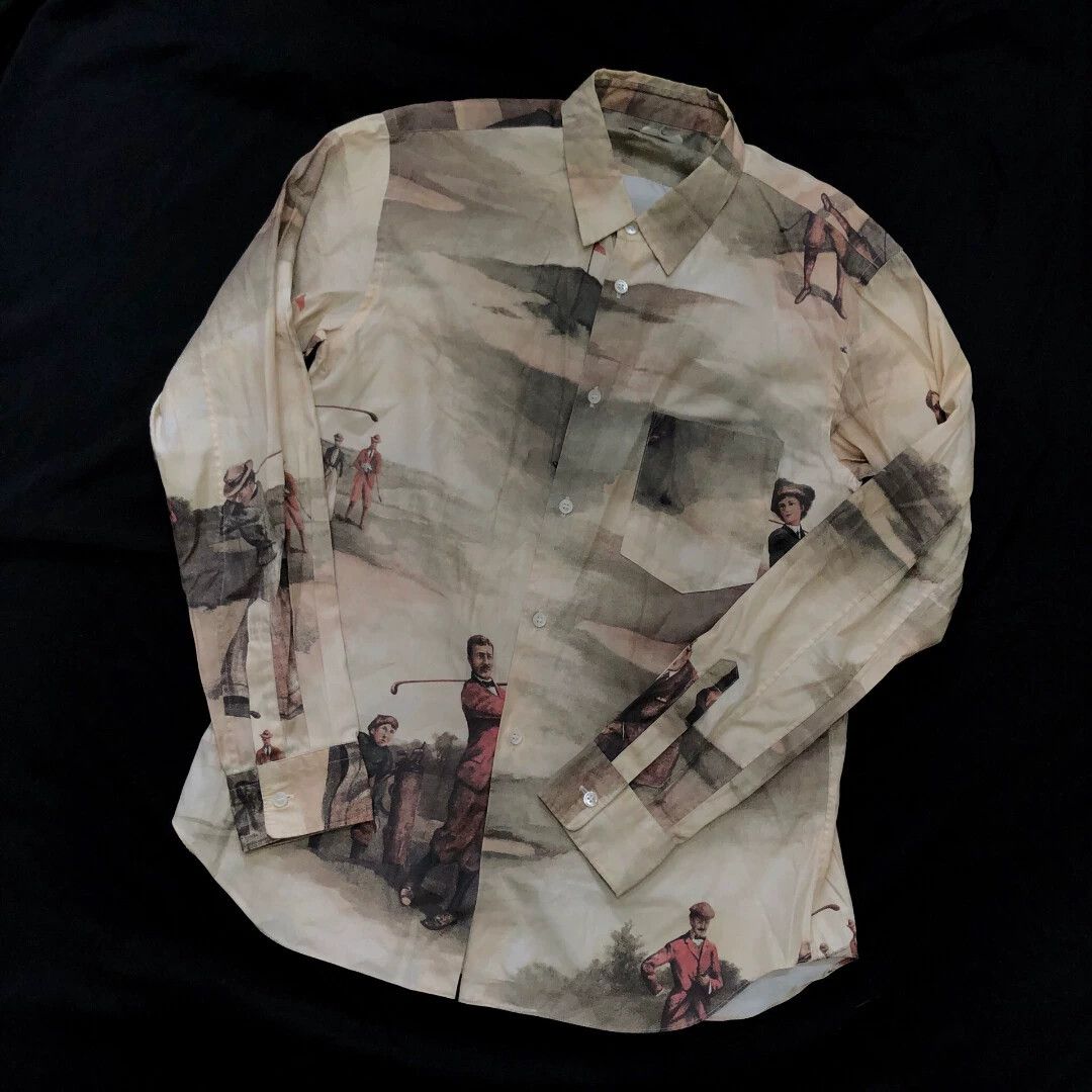 Comme des Garcons CDG 16SS 18thC British Art LS Golf Shirt S MINT Size US S / EU 44-46 / 1 - 2 Thumbnail