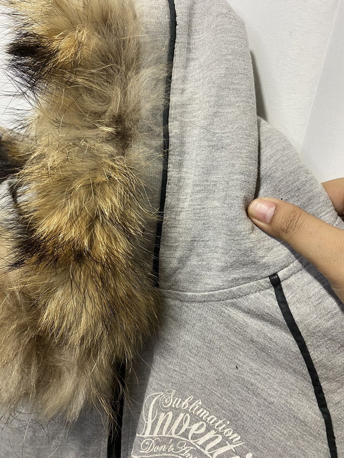 In The Attic × Japanese Brand In the attic skull sublimation fur hoodie Size US L / EU 52-54 / 3 - 5 Thumbnail