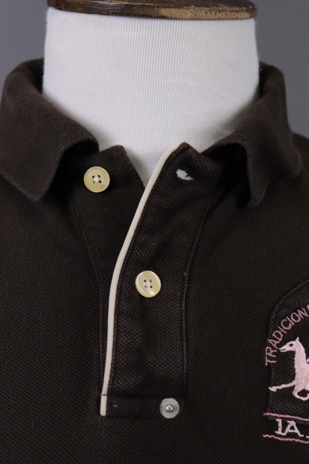 La Martina La Martina Brown Long Sleeve Rugby Polo Shirt Size L Size US L / EU 52-54 / 3 - 5 Thumbnail