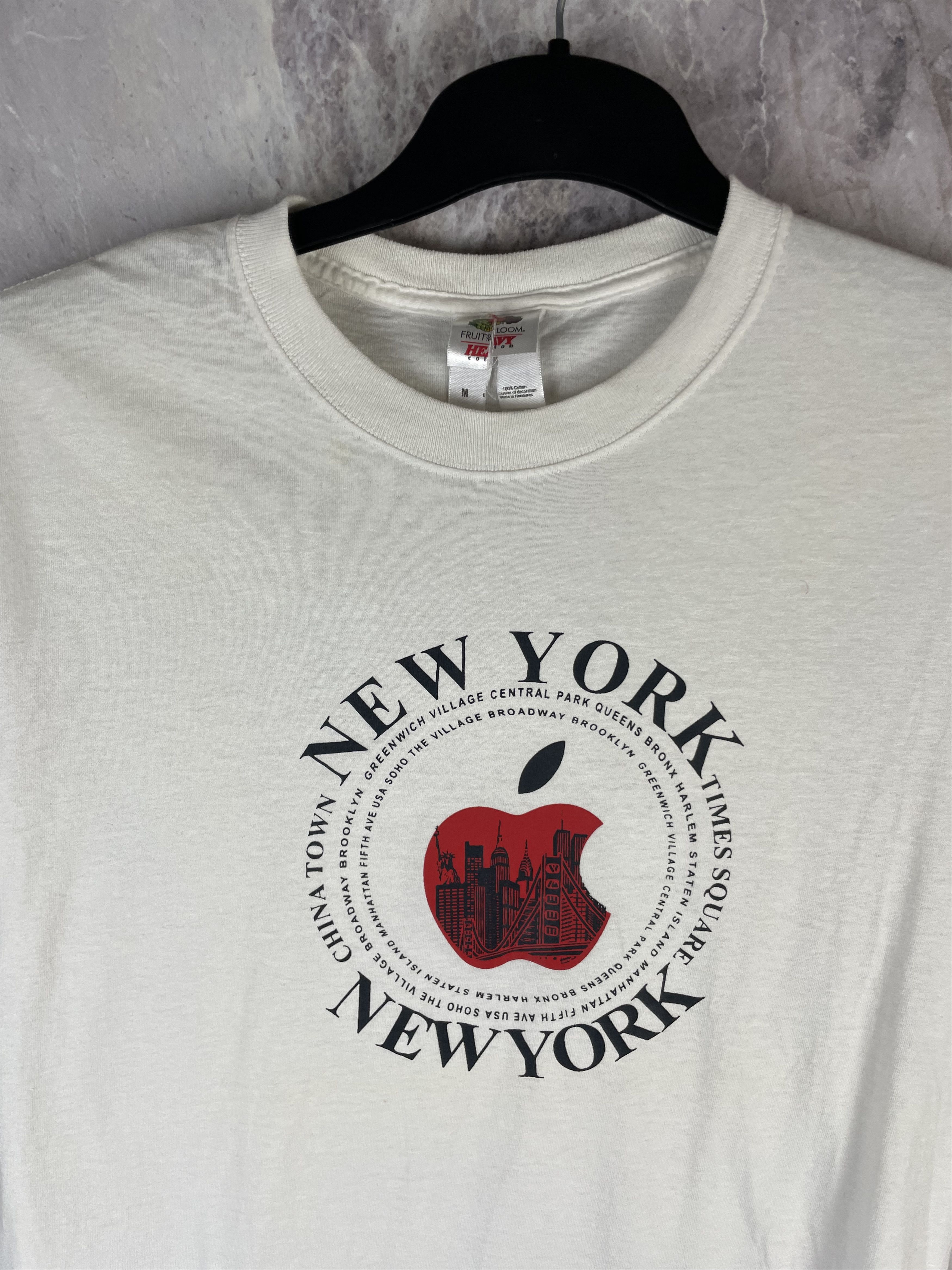 Vintage Vintage New York Apple Tee 90s Size US M / EU 48-50 / 2 - 3 Thumbnail