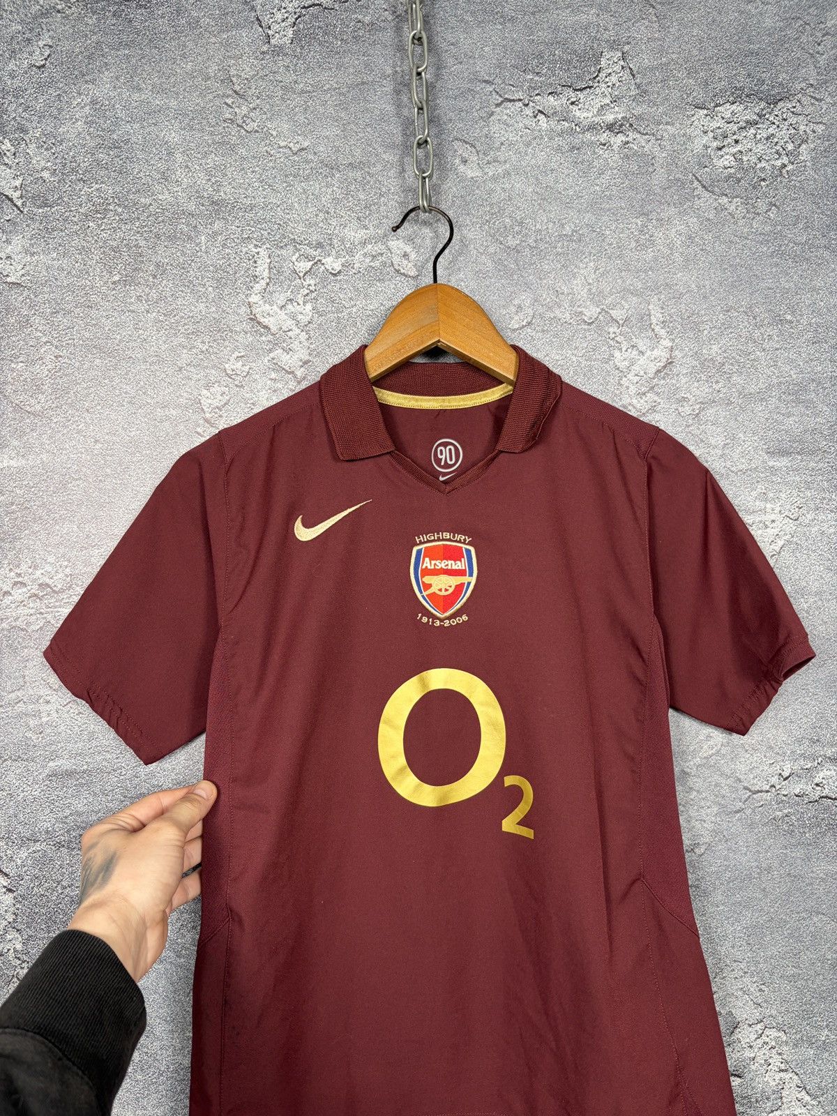 Nike Nike Arsenal 2005/06 #14 Henry Jersey T-shirt Kids L Size US XXS / EU 40 - 3 Thumbnail