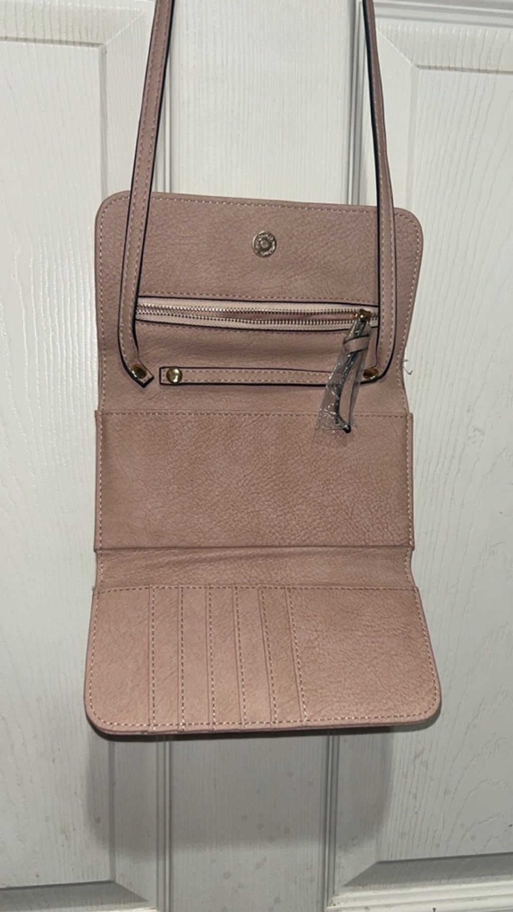 The Unbranded Brand embroidered Crossbody Bag One Size Pink w Floral Embroidery Size ONE SIZE - 3 Thumbnail