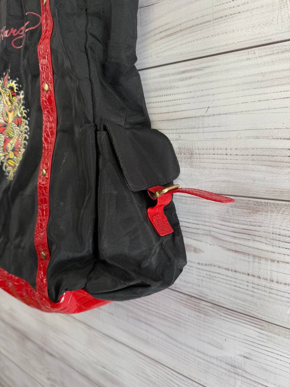 Ed Hardy Ed Hardy Bag Shoulder Big Logo Vintage Monogram Size ONE SIZE - 4 Thumbnail