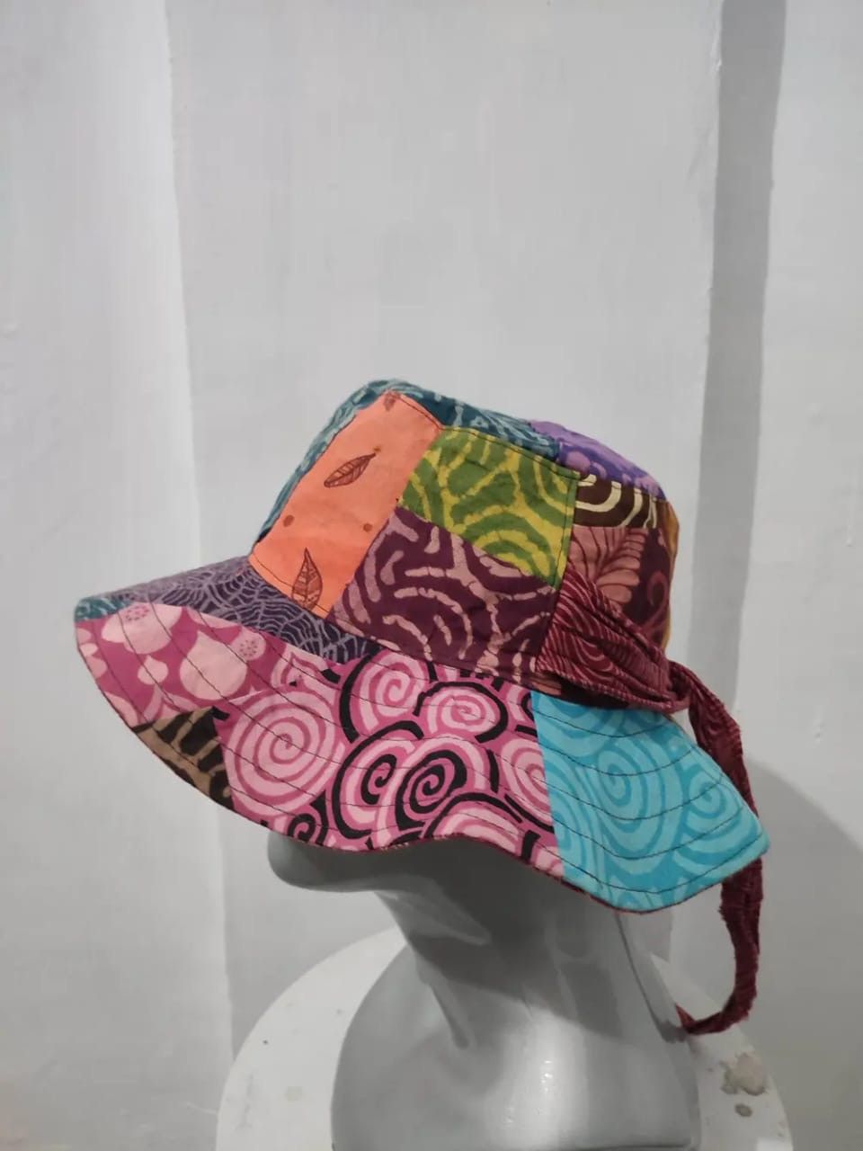 Other Unknown Japanese Patchwork Bucket Hats Size ONE SIZE - 5 Thumbnail