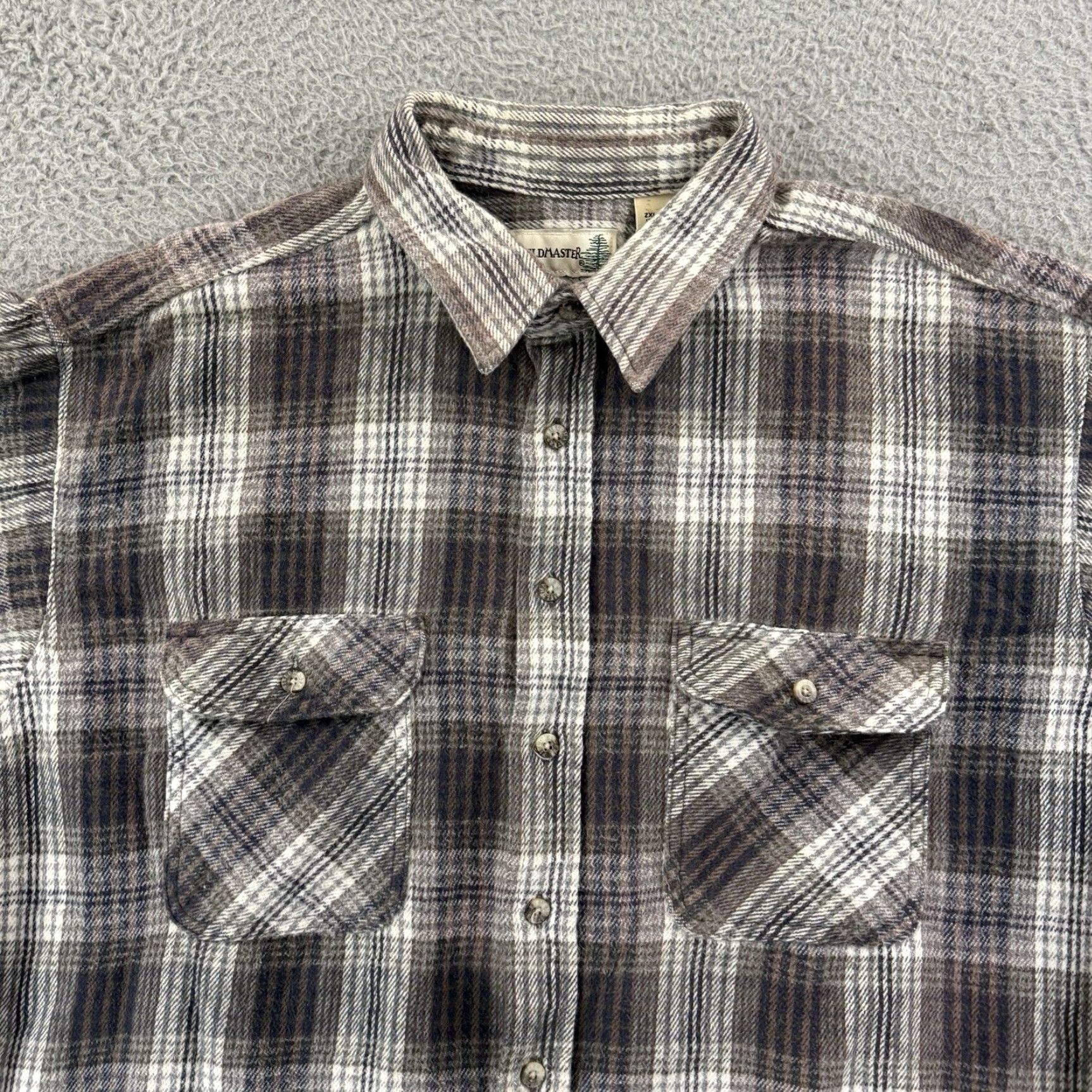 Vintage VINTAGE Fieldmaster Shirt Mens 2XL Tall Plaid Flannel Long Sleeve Button Up USA Size US XXL / EU 58 / 5 - 3 Thumbnail
