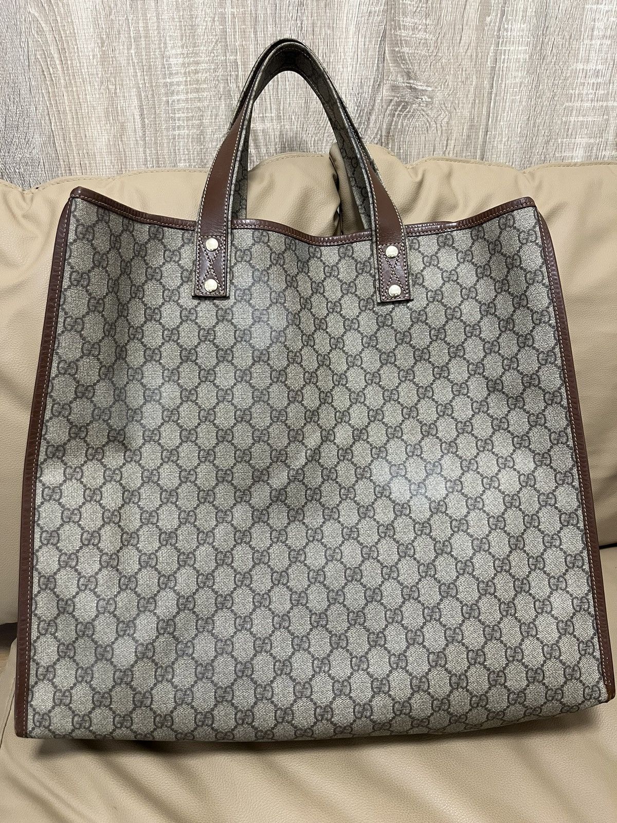 Gucci GUCCI 2000s MONOGRAM TOTE BAG Size ONE SIZE - 2 Thumbnail
