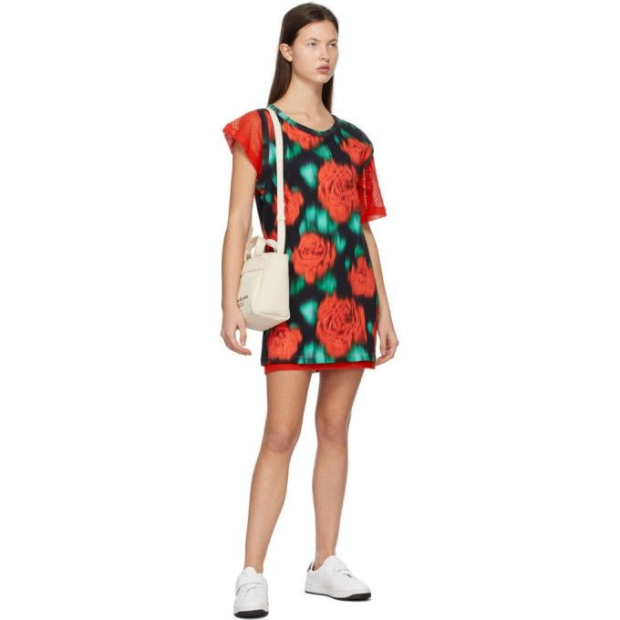 Kenzo o1y1025 Floral-Print Mini Dress in Multicolor Size S / US 4 / IT 40 - 4 Thumbnail
