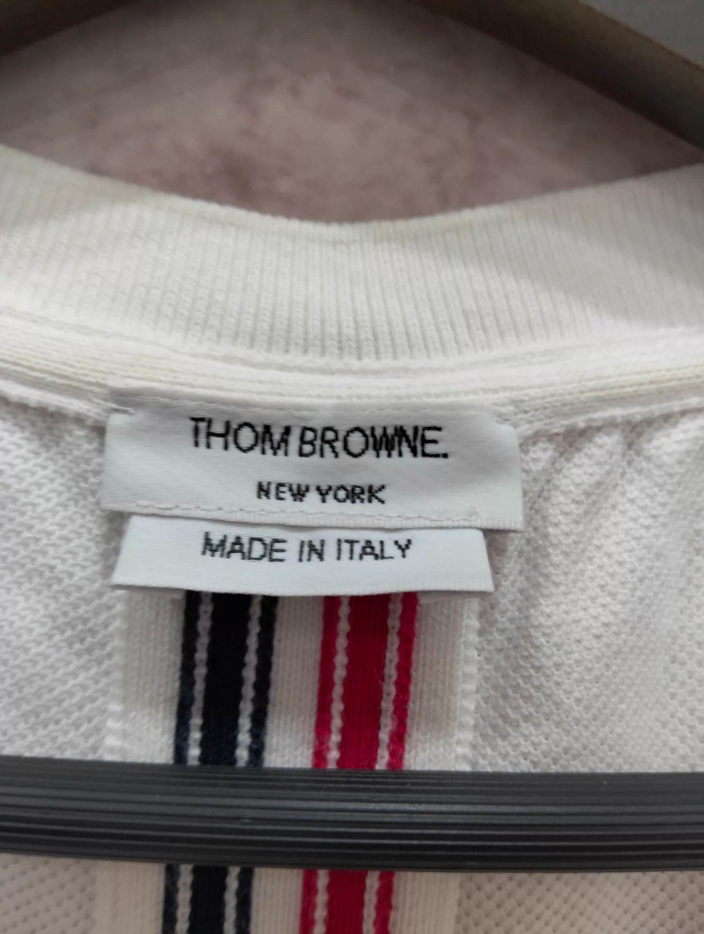 Thom Browne THOM BROWNE White Striped SS T-Shirt Size 3 95 New Size US L / EU 52-54 / 3 - 3 Thumbnail