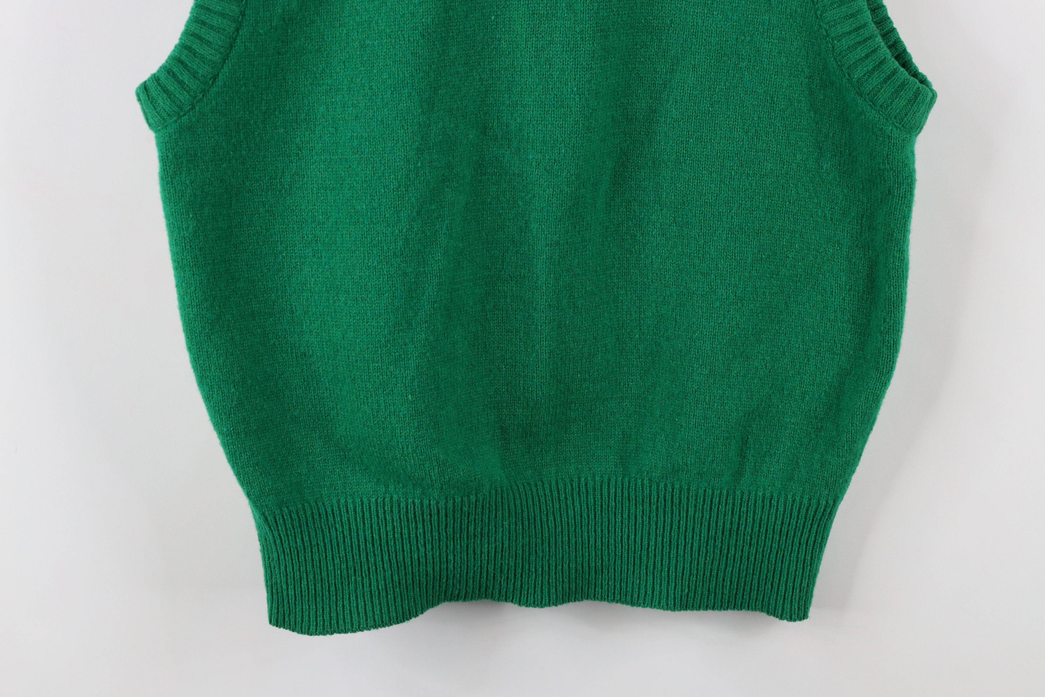 Vintage Vintage 70s Streetwear Blend Knit Sweater Vest Green USA Size M / US 6-8 / IT 42-44 - 8 Thumbnail