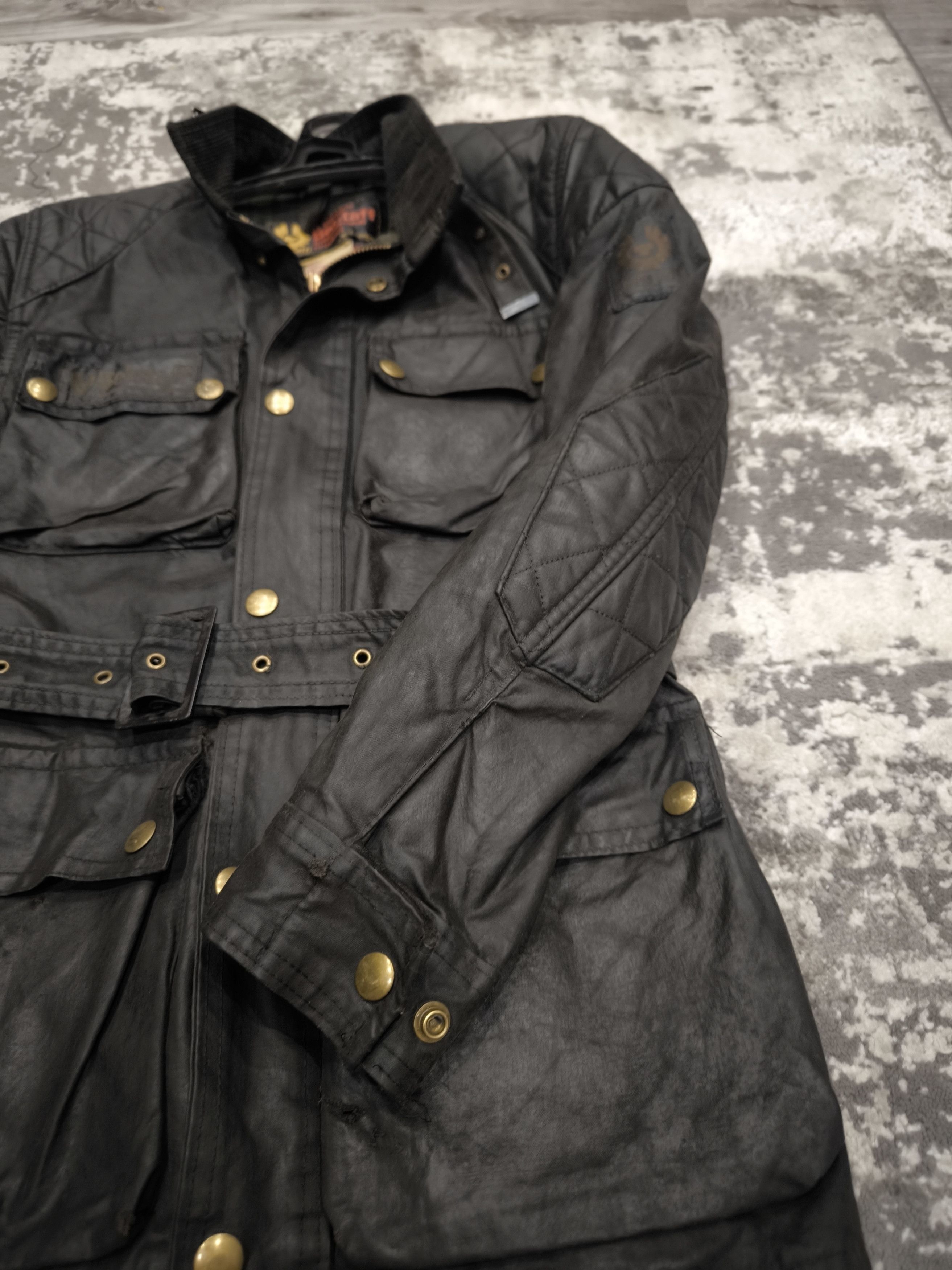 Belstaff Women's 70s Belstaff Trialmaster Wax Motorcycle Jacket Size M / US 6-8 / IT 42-44 - 8 Thumbnail
