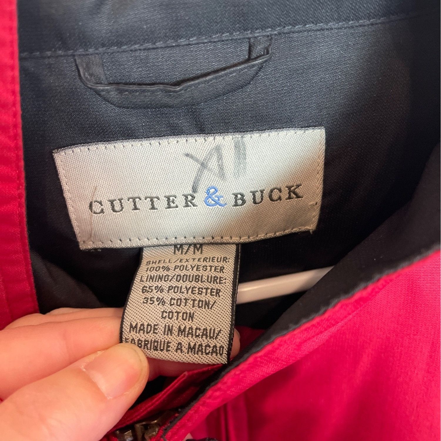 Cutter & Buck Vintage Cutter & Buck Jacket Red Lightweight Casual Lined Me Size US M / EU 48-50 / 2 - 3 Thumbnail