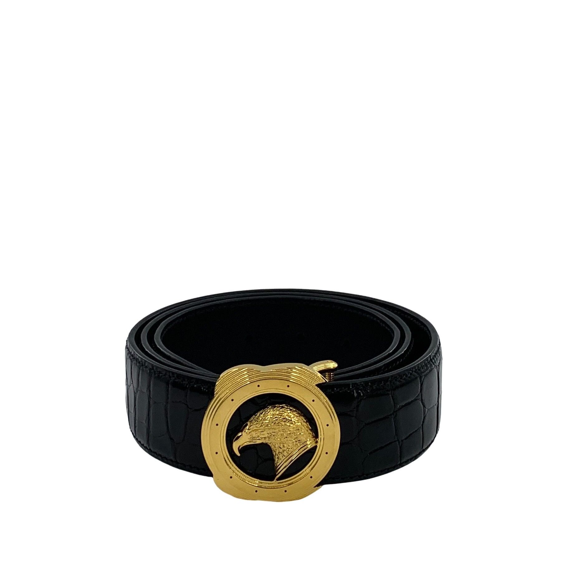 Stefano Ricci Stefano Ricci Crocodile Eagle Head Belt 42 Size 42 - 1 Thumbnail