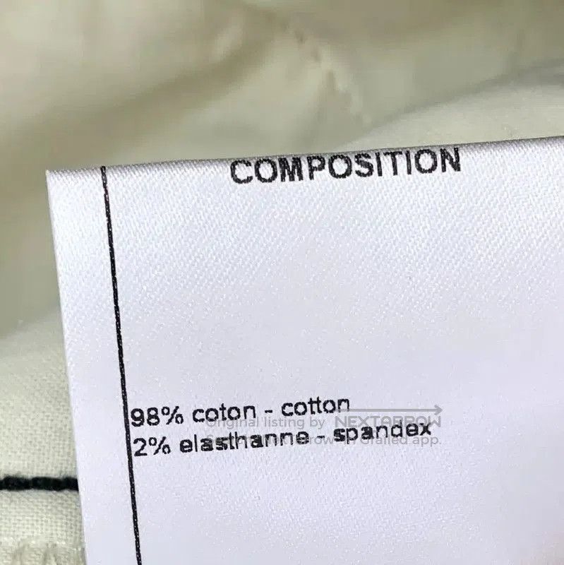 Chanel Chanel Color Block Cotton Women's Denim Pants . Size 23" - 9 Thumbnail