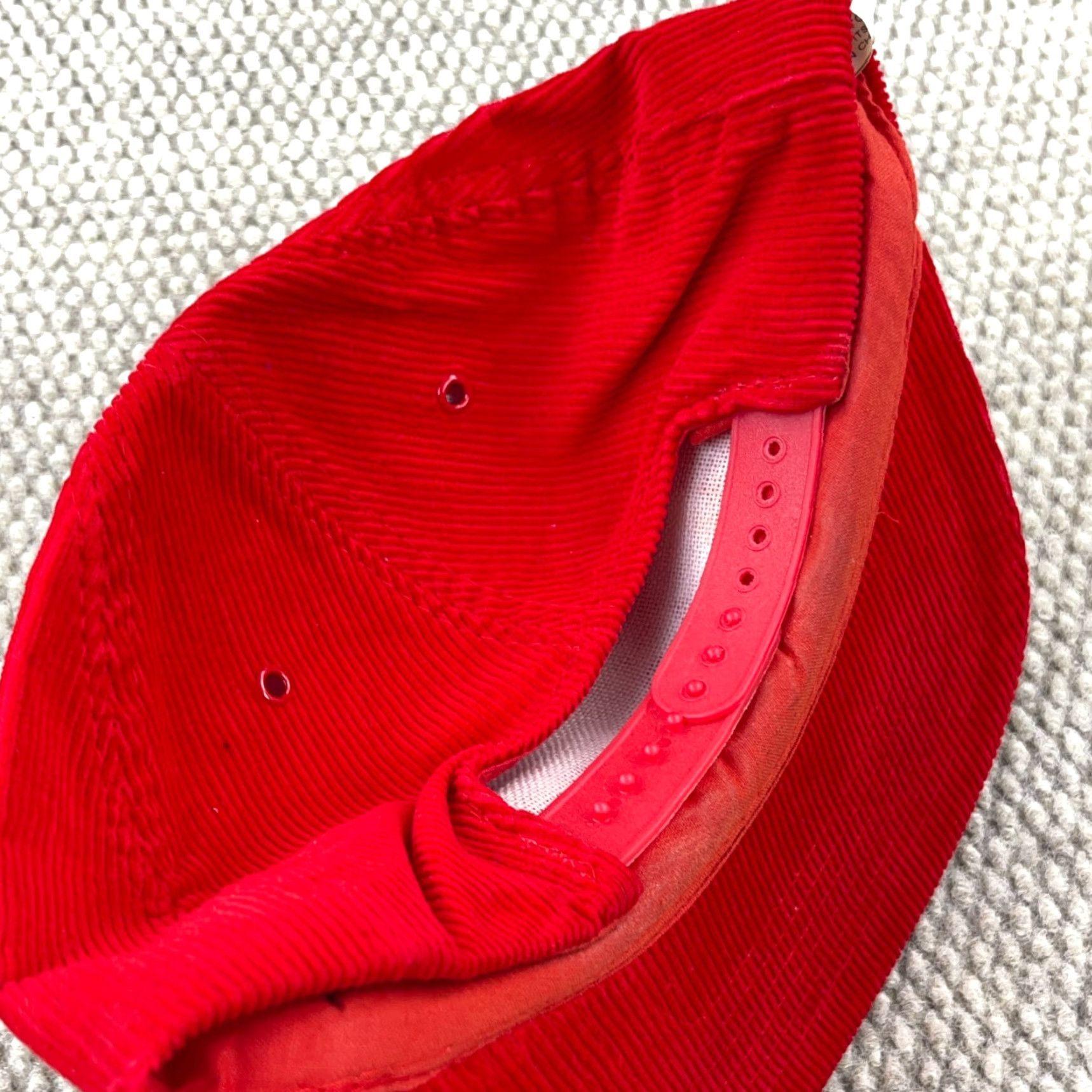 Vintage VINTAGE Bob Evans Corduroy Snapback Hat Men Red 90s Racing Food Retro Outdoor Size ONE SIZE - 5 Thumbnail