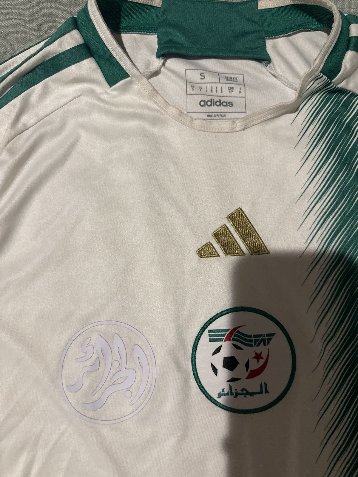 Adidas Algeria Soccer Jersey Size US S / EU 44-46 / 1 - 3 Thumbnail