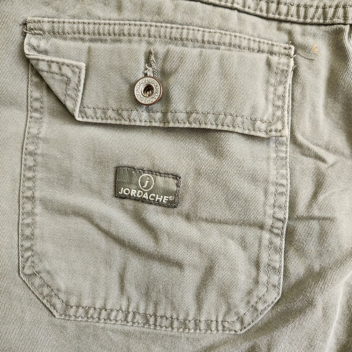 Jordache Vintage Jordache Army Green Chino Shorts 13 14 Juniors Size 32" / US 10 / IT 46 - 3 Thumbnail