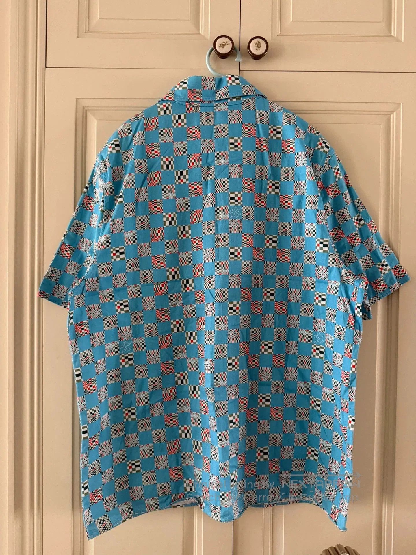 Louis Vuitton louis vuitton checkerboard short sleeve shirt. Size US M / EU 48-50 / 2 - 2 Thumbnail