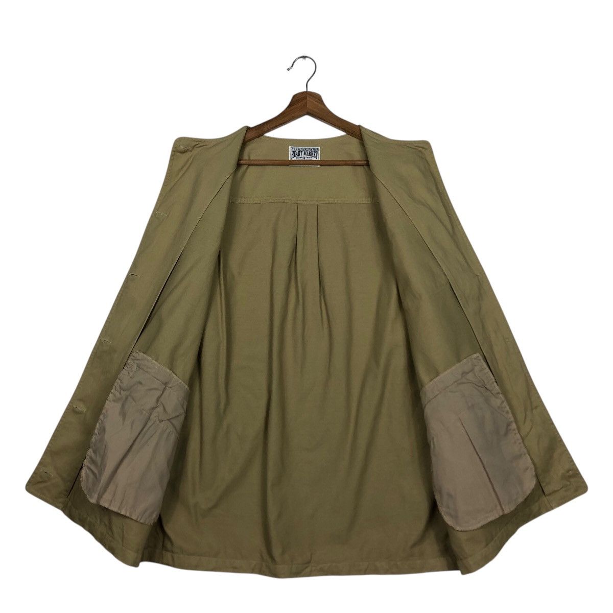 Blue Blue Japan 📌Vintage Chore Worker Duck Canvas Jacket Heart Market Size US M / EU 48-50 / 2 - 14 Thumbnail