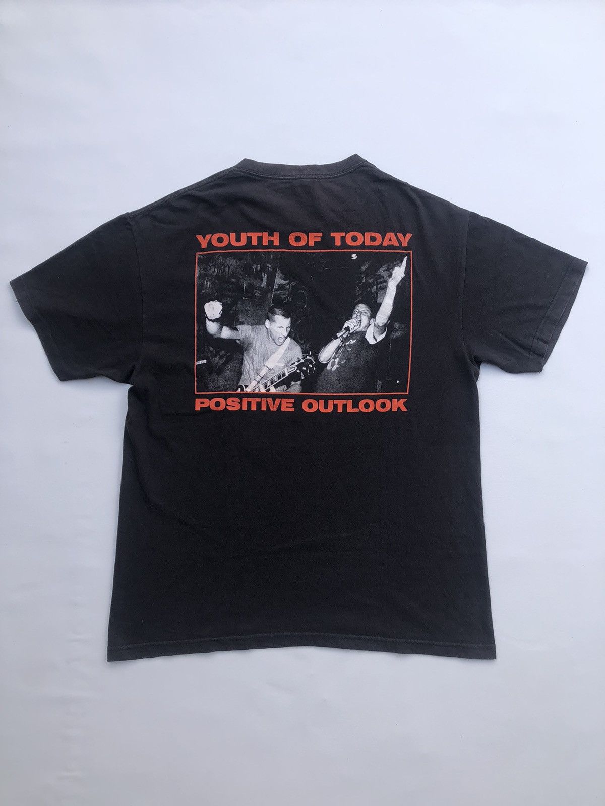 Band Tees × Japanese Brand 00s Youth Of Today Positive Outlook Tshirt Tee Size US L / EU 52-54 / 3 - 2 Thumbnail