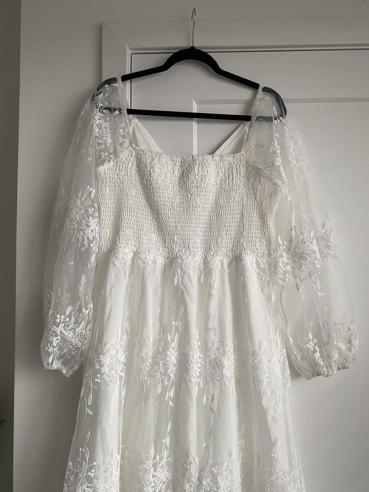 Other New Simplee Women’s Elegant Lantern Sleeve Ruffle HemDresses Size XL / US 12-14 / IT 48-50 - 11 Thumbnail
