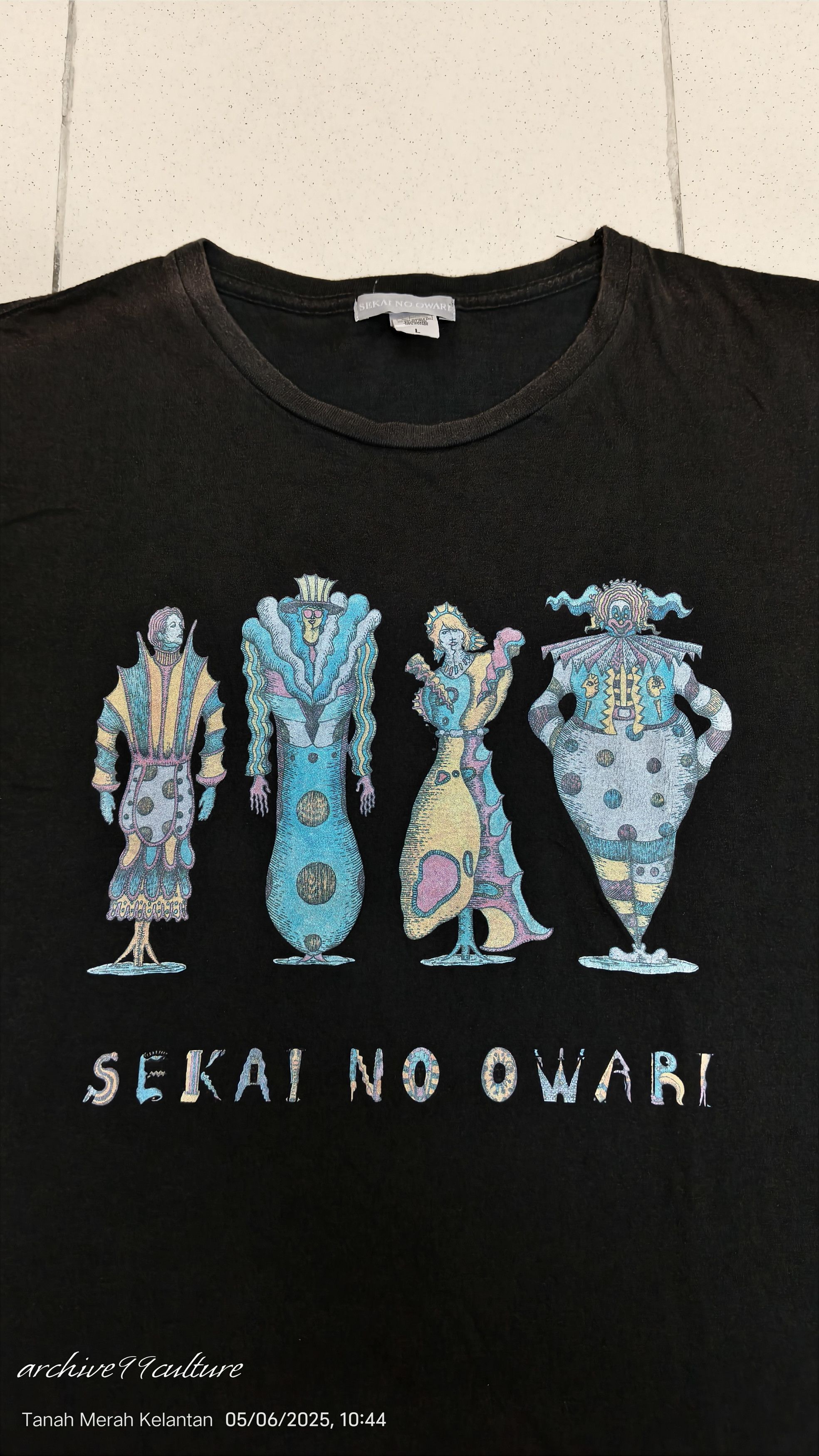 Band Tees × Japanese Brand SEKAI NO OWARI Dome Stadium Tour 2017 "Tarkus" Tour Shirt Size US M / EU 48-50 / 2 - 5 Thumbnail