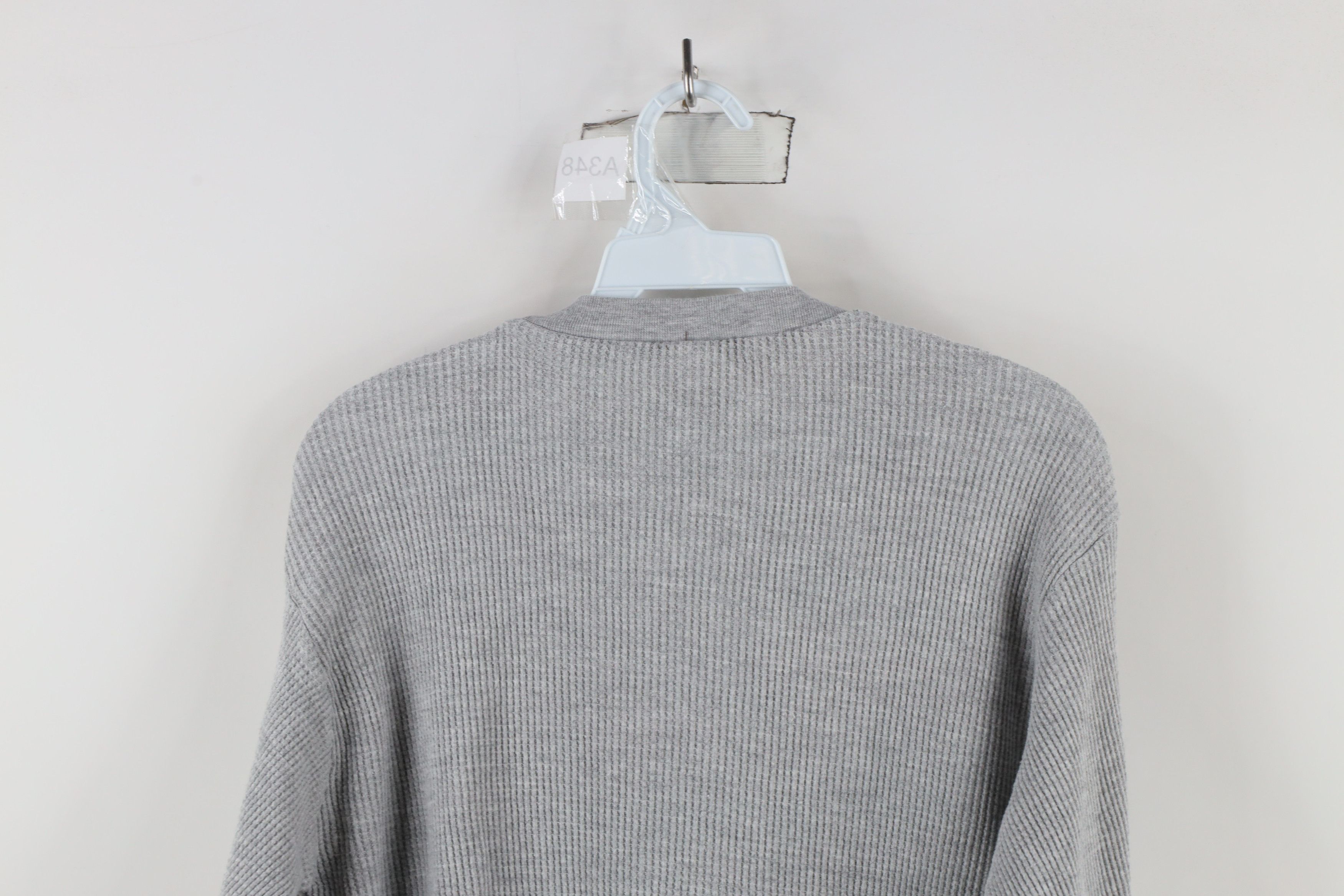 Vintage Vintage 90s University Long Sleeve Thermal Waffle T-Shirt Size US M / EU 48-50 / 2 - 9 Thumbnail