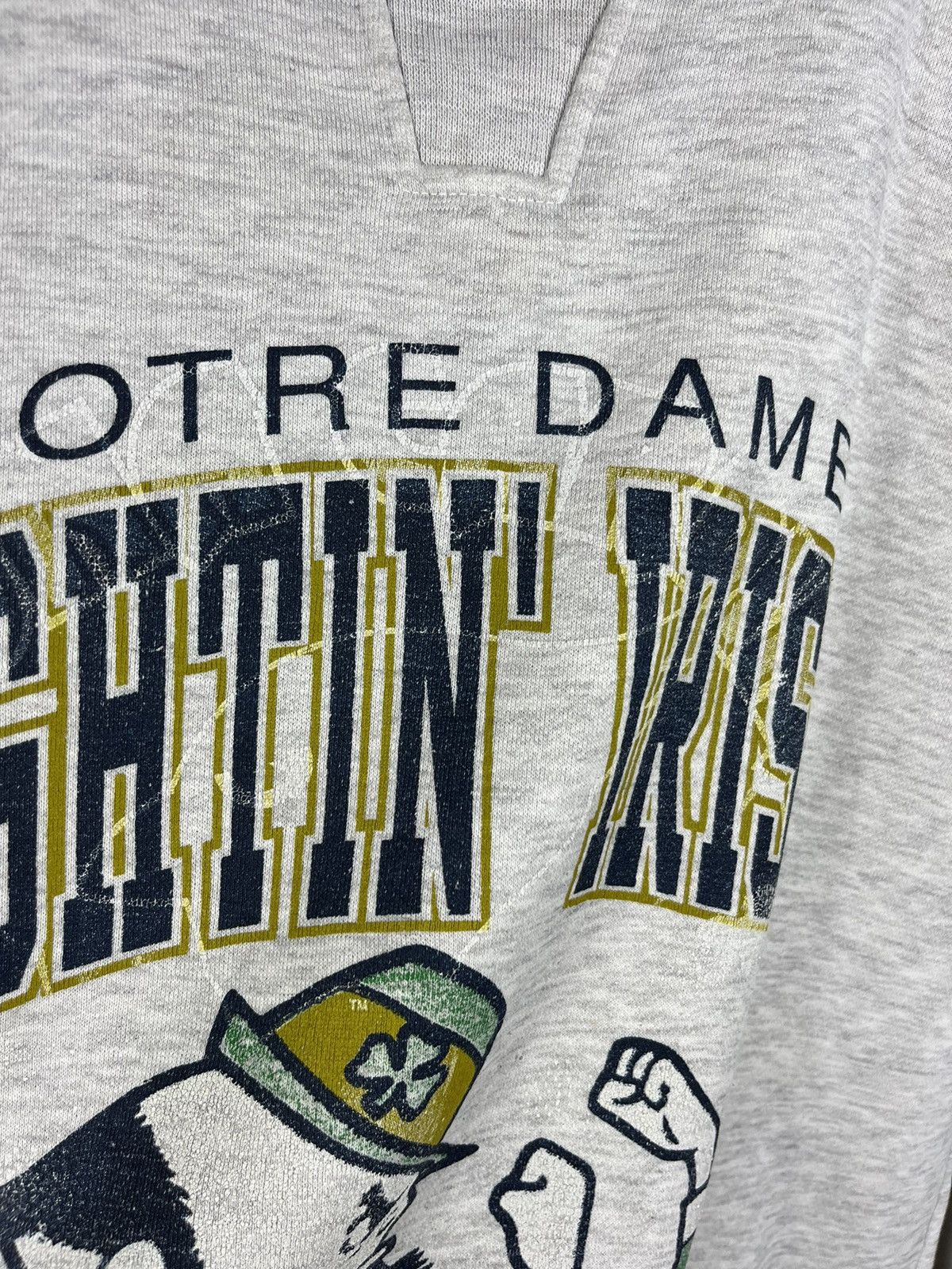 Starter × Vintage Vintage 90s Starter Norte Dame y2k fightin’ irish sweatshirt Size US L / EU 52-54 / 3 - 12 Thumbnail