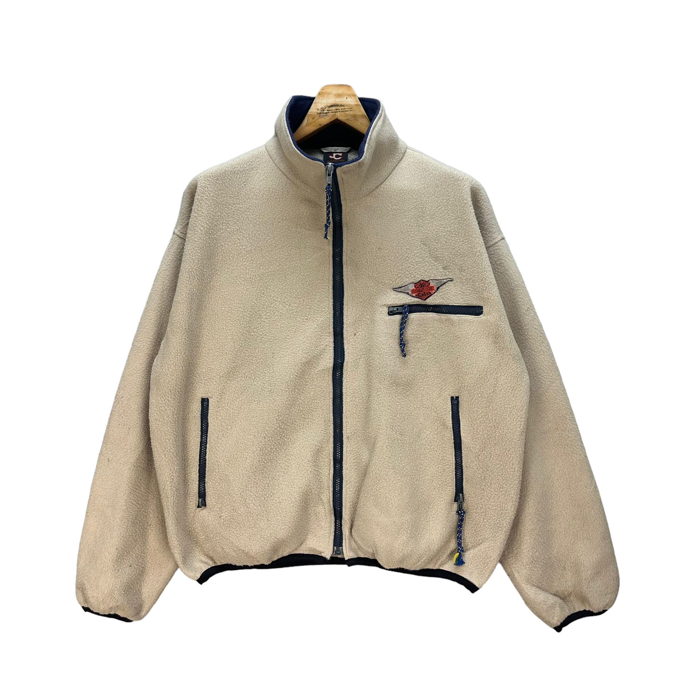 Harley Davidson HARLEY DAVIDSON PATCHES ON J&C SPORT FLEECE JACKET #8283-001 Size US L / EU 52-54 / 3 - 1 Thumbnail