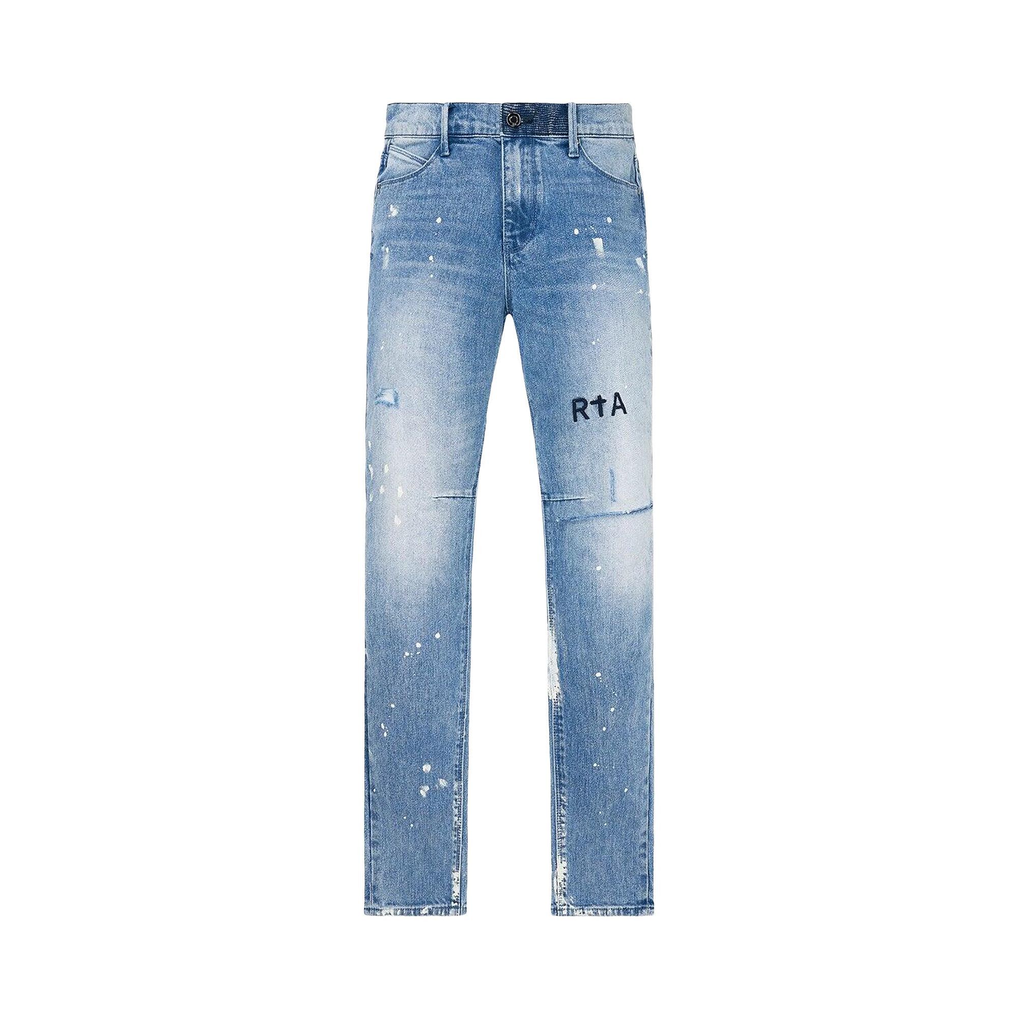 Rta RtA Clayton Jean 'Distressed White Paint' Size US 34 / EU 50 - 1 Thumbnail