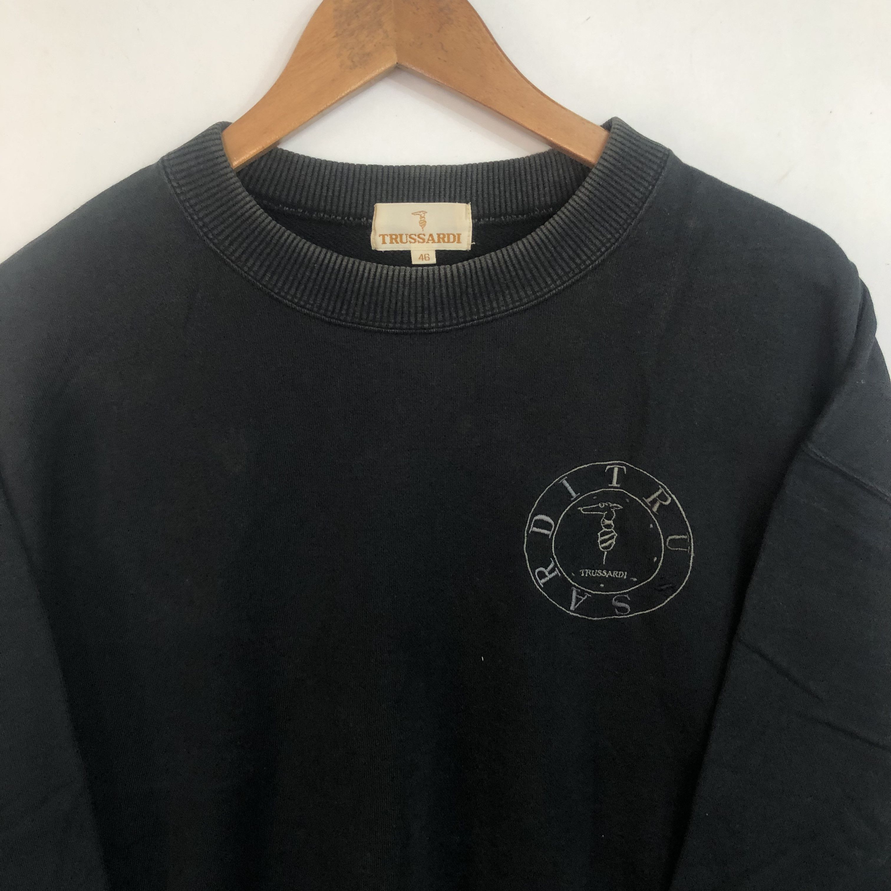 Trussardi Vintage Trussardi Sweatshirt Baggie Style Small Size Size US S / EU 44-46 / 1 - 3 Thumbnail