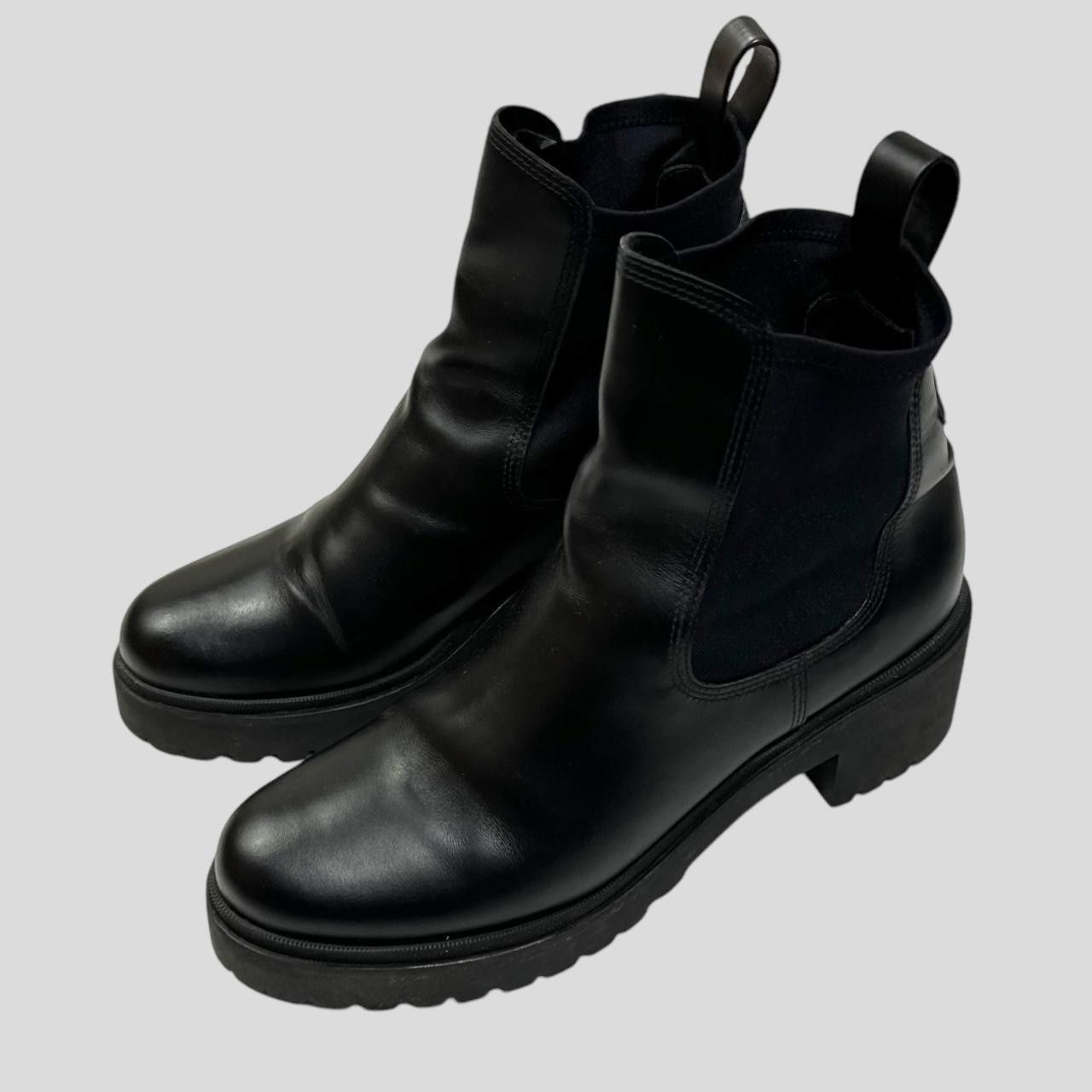 Moncler Moncler Vera Leather Chelsea Ankle Boot - UK8 Size US 10 / IT 40 - 5 Thumbnail