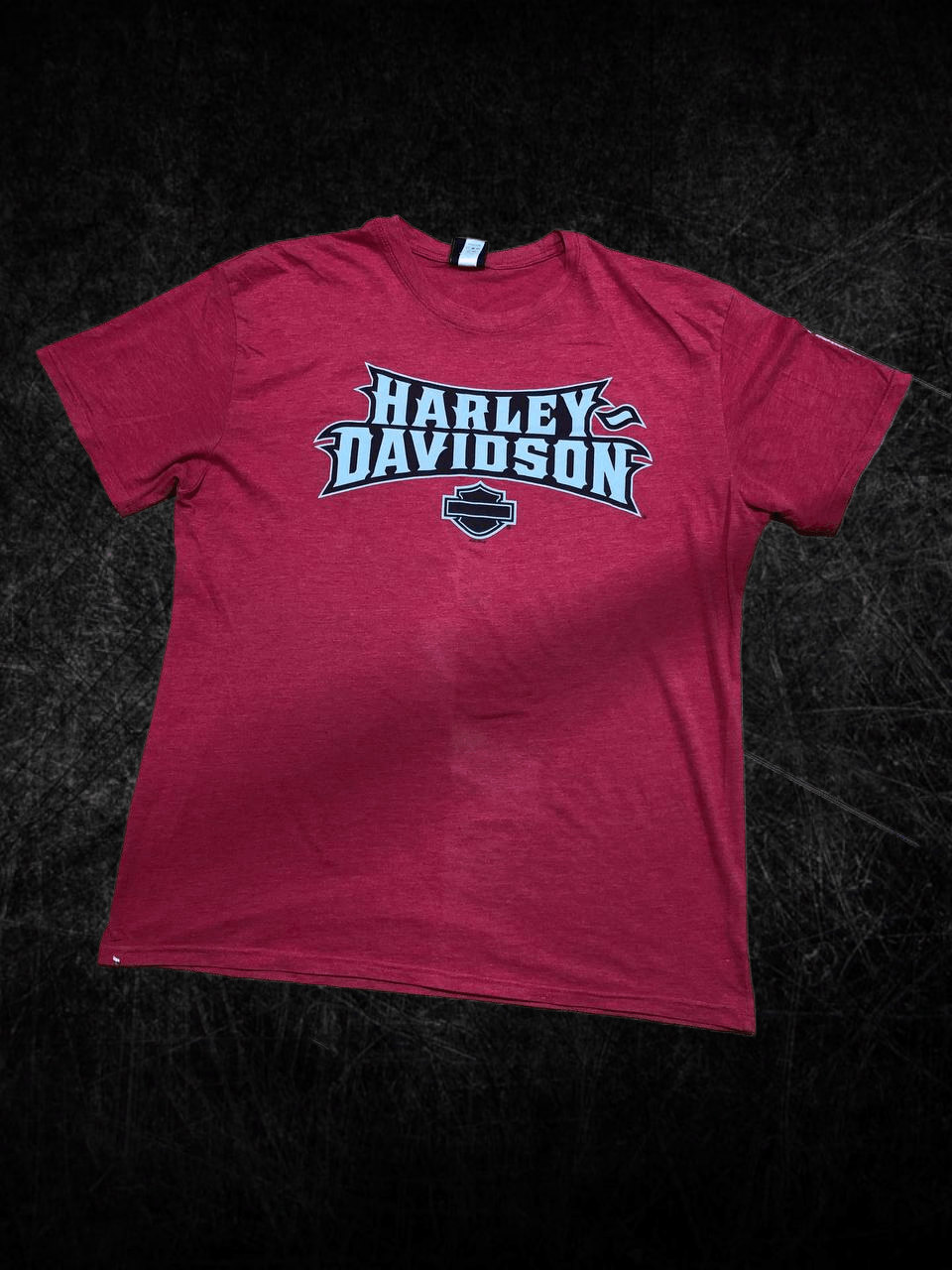 Harley Davidson Big Print T-Shirt Harley Davidson Y2K Vintage Size US XL / EU 56 / 4 - 1 Thumbnail