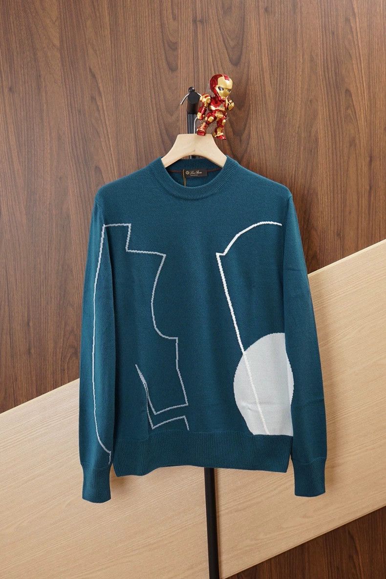 Loro Piana LORO PIANA Round neck knit sweater 100% cashmere Size US M / EU 48-50 / 2 - 1 Thumbnail