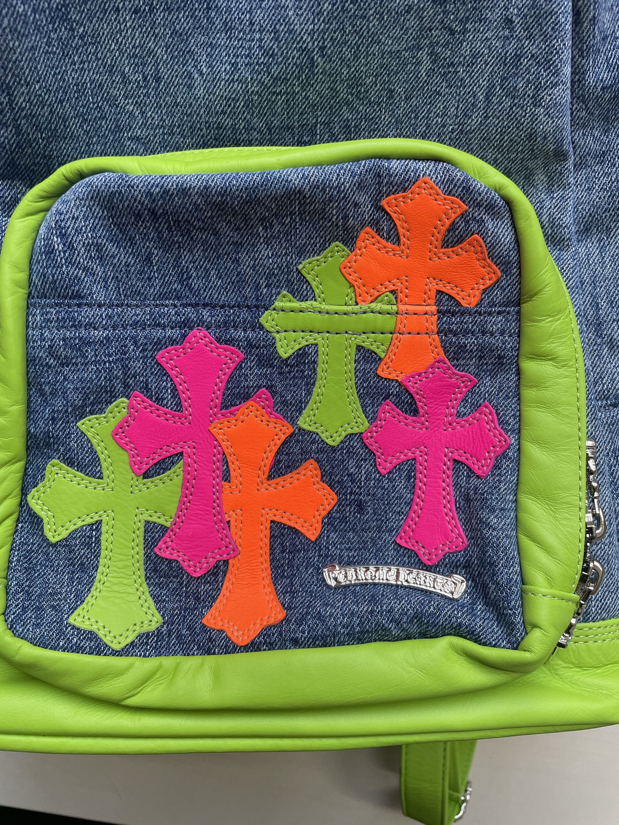Chrome Hearts Chrome Hearts Muti-Color Cross Patch Backpack Bag Size ONE SIZE - 6 Thumbnail