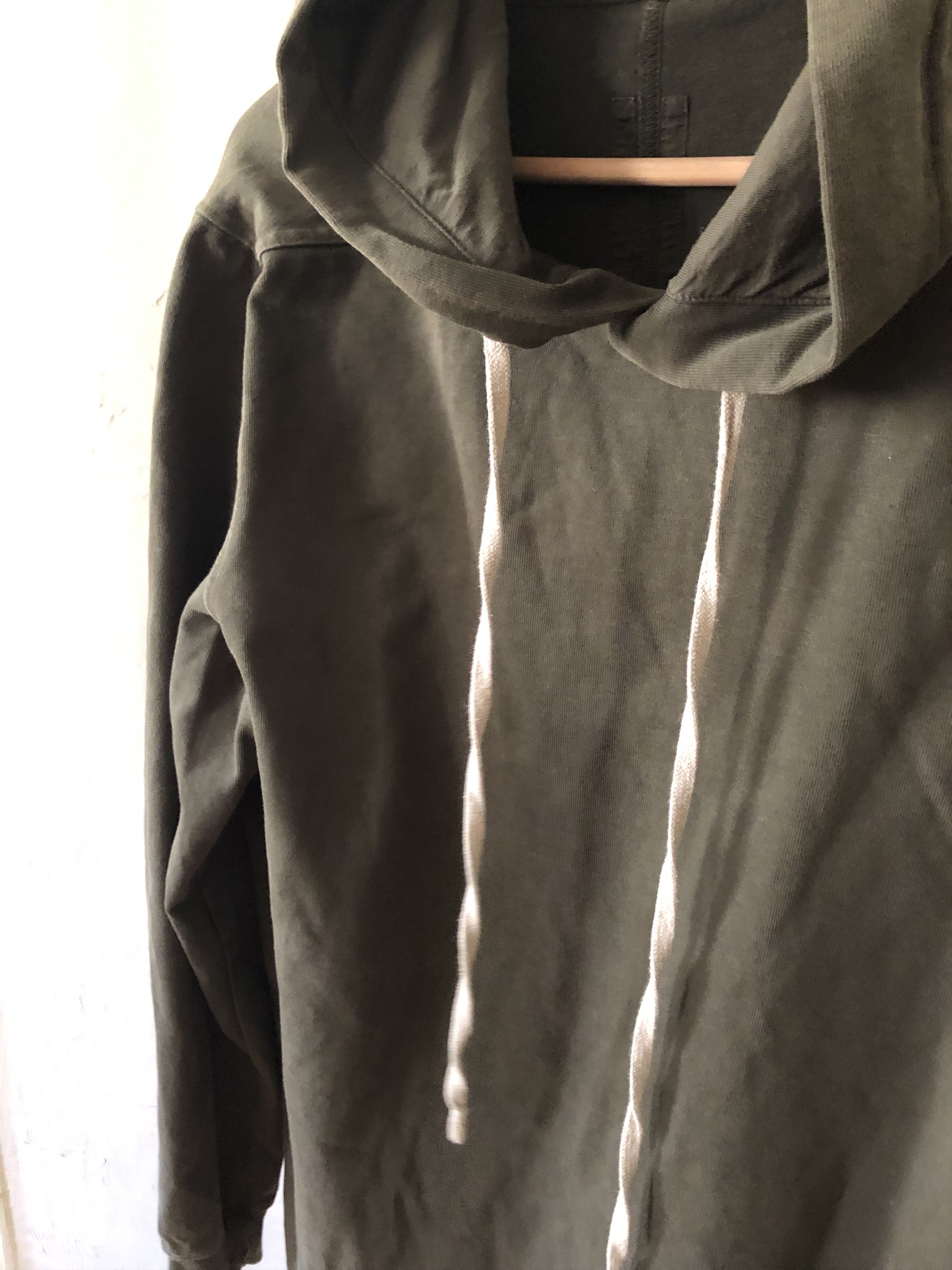 Rick Owens Drkshdw Rich Owens Drkshdw long hoodie, dark green Size US M / EU 48-50 / 2 - 3 Thumbnail