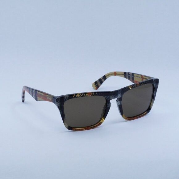Burberry Burberry BE4434 414673 Sunglasses Check Sand Square Frame Size ONE SIZE - 1 Thumbnail