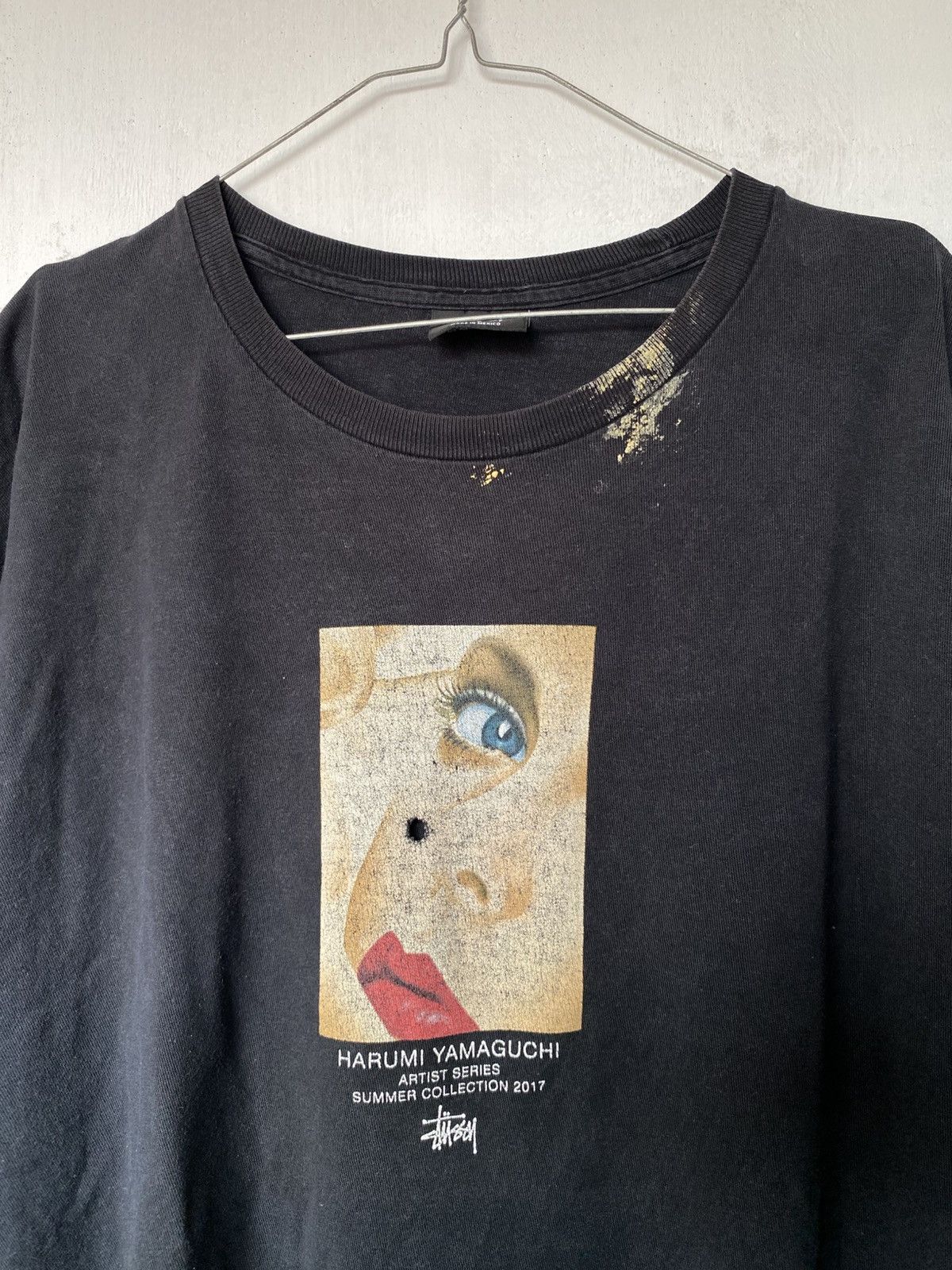 Stussy Thrashed Stussy Harumi Yamaguchi Tshirt Size US XL / EU 56 / 4 - 2 Thumbnail