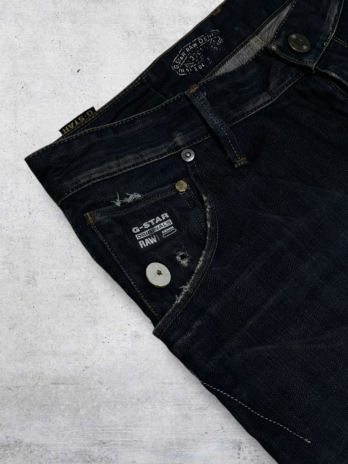 G-Star VINTAGE G-STAR RAW 90S ORIGINAL DESIGNER LOOSE TAPERED DENIM Size US 32 / EU 48 - 8 Thumbnail