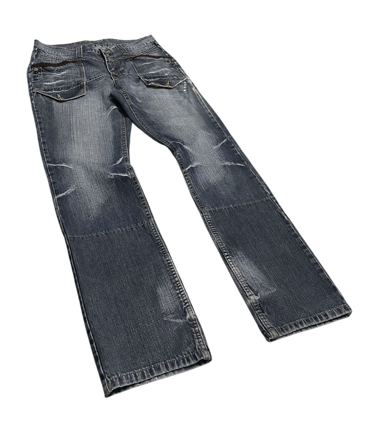 PPFM PPFM Desert Fox Distressed Jeans Size US 32 / EU 48 - 3 Thumbnail