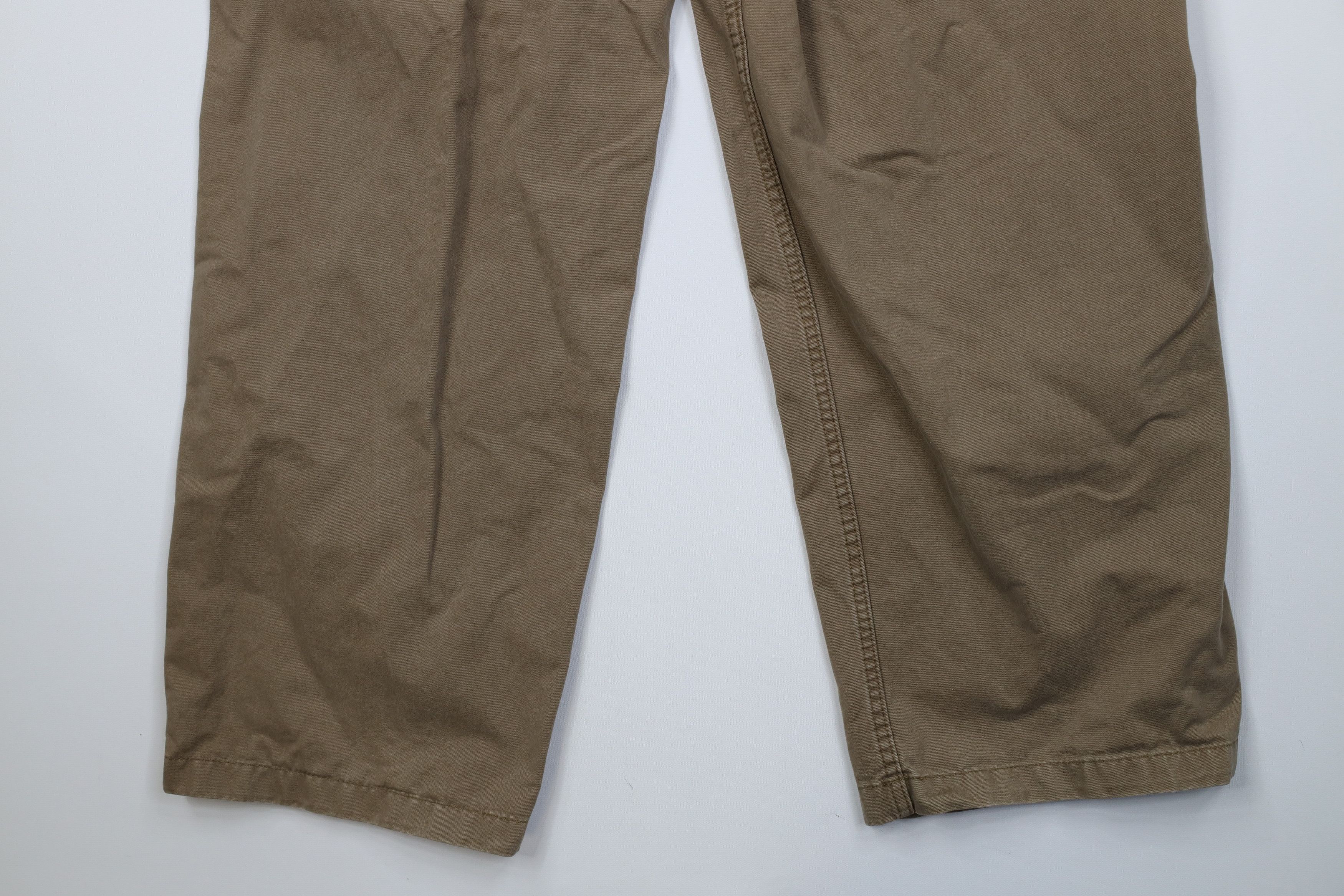 Gap Vintage 90s Y2K Gap Heavyweight Wide Leg Cargo Pants Brown Size US 34 / EU 50 - 12 Thumbnail